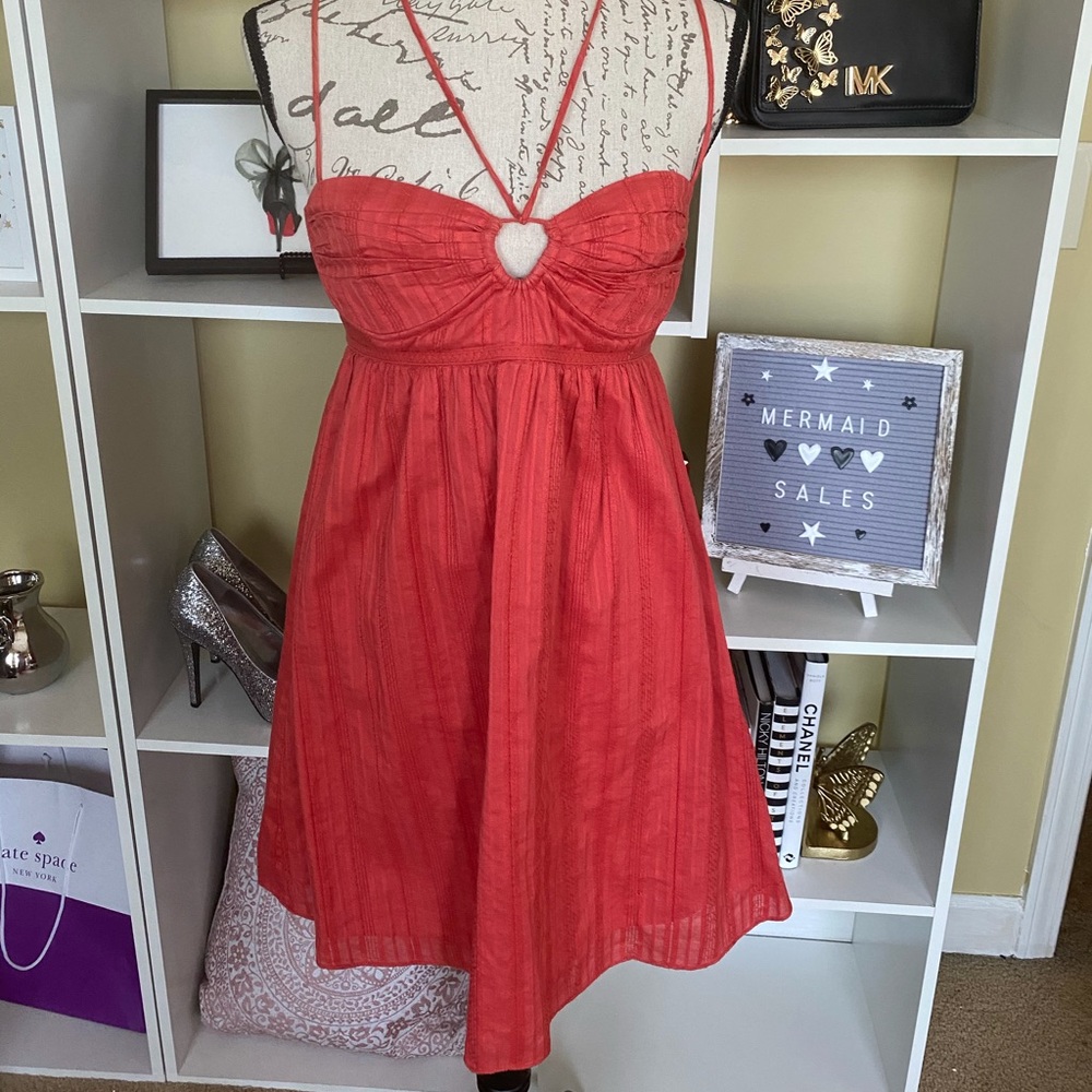 Bcbgeneration orange sun dress